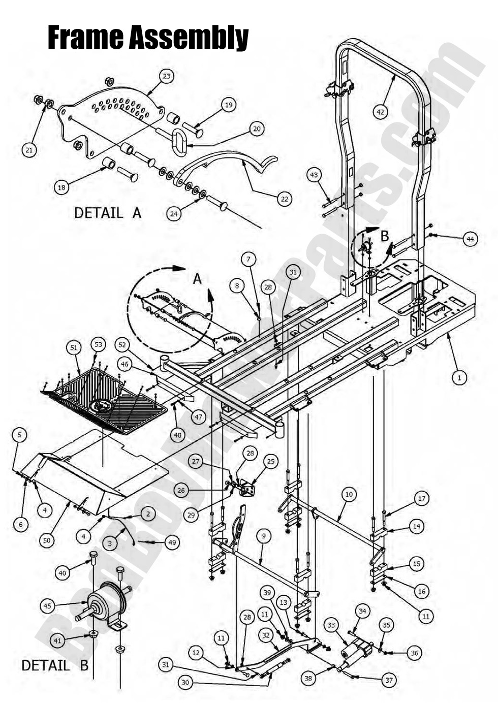 2016 Diesel 1100cc - Frame Assembly